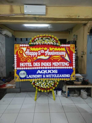 Papan Bunga di Kecapi Harjamukti