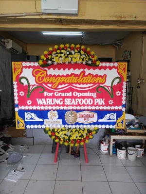 Papan Bunga di Kecapi Harjamukti